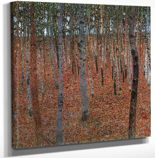 Forest Of Beech Trees By Gustav Klimt Art Reproduction