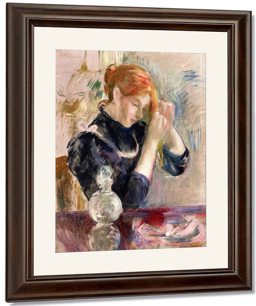 At The Dressing Table By Berthe Morisot