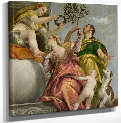 Four Allegories Of Love 4 The Happy Union By Paolo Veronese Art Reproduction