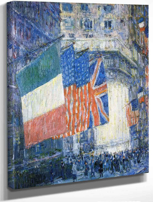 Avenue Of The Allies By Frederick Childe Hassam By Frederick Childe Hassam