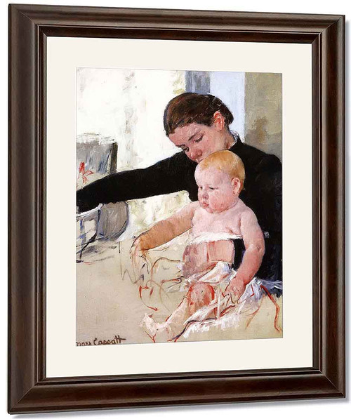 Bathing The Young Heir By Mary Cassatt By Mary Cassatt Bathing The Young Heir By Mary Cassatt By Mary Cassatt