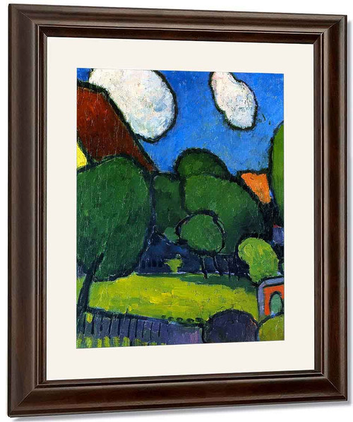 Big Clouds, Big Trees By Alexei Jawlensky By Alexei Jawlensky