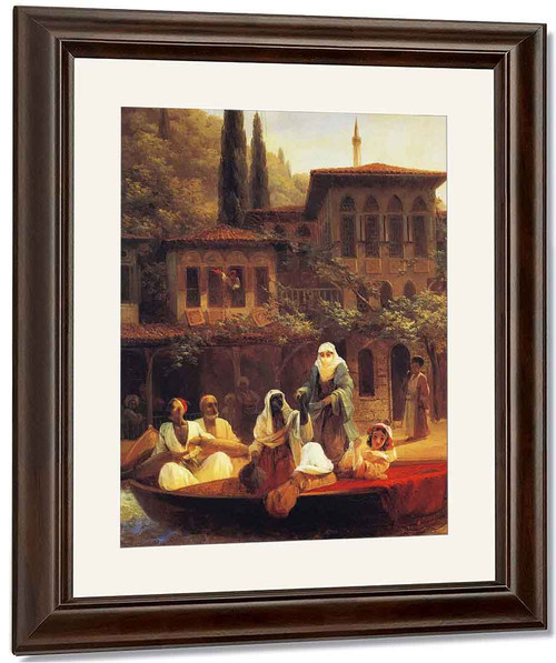 Boat Ride By Kumkapi In Constantinople By Ivan Constantinovich Aivazovsky By Ivan Constantinovich Aivazovsky