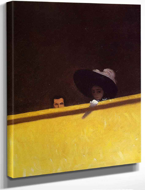 Box Seats At The Theater, The Gentleman And The Lady By Felix Vallotton Box Seats At The Theater, The Gentleman And The Lady By Felix Vallotton