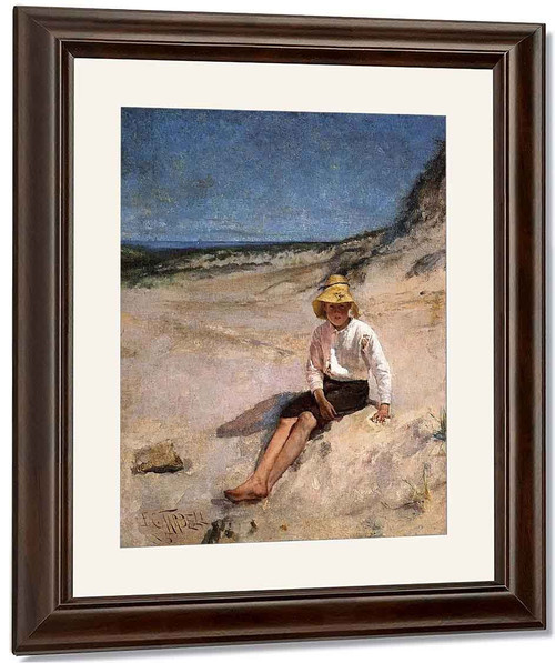Boy On The Beach By Edmund Tarbell