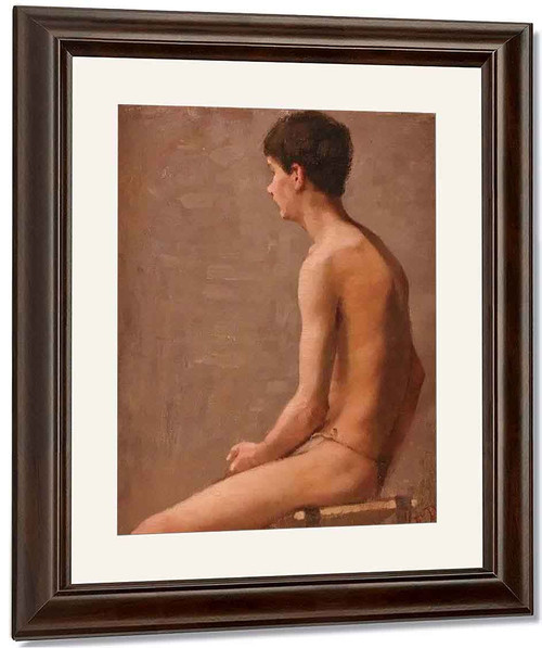 Boy Sitting By Elin Kleopatra Danielson Gambogi By Elin Kleopatra Danielson Gambogi