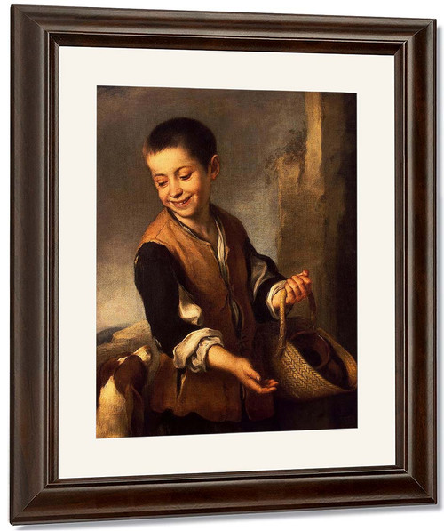 Boy With A Dog 2 By Bartolome Esteban Murillo
