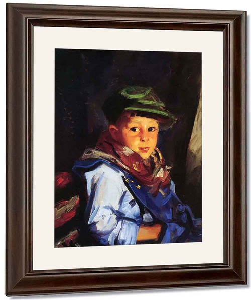 Boy With A Green Cap By Robert Henri