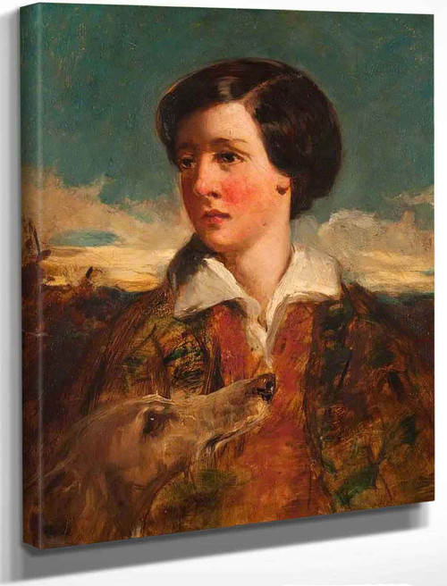 Boy With A Hound By Thomas Faed Ra Hrsa