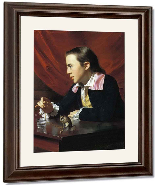 Boy With A Squirrel By John Singleton Copley By John Singleton Copley