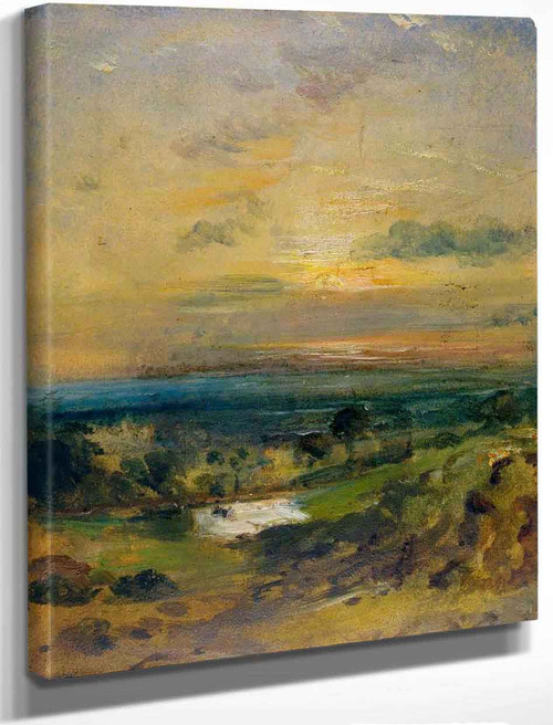 Branch Hill Pond, Evening By John Constable By John Constable
