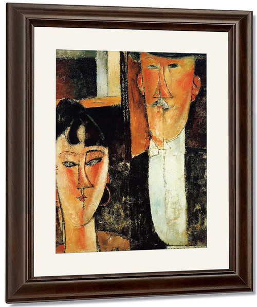 Bride And Groom By Amedeo Modigliani By Amedeo Modigliani Bride And Groom By Amedeo Modigliani By Amedeo Modigliani