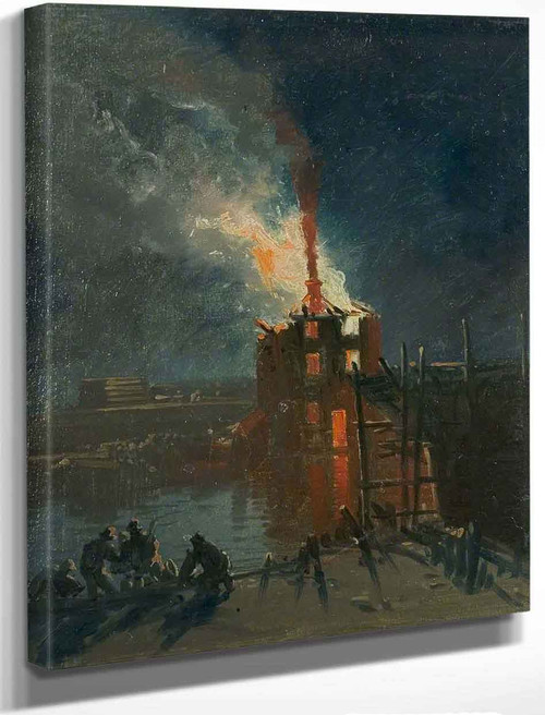 Bristol Riots Warehouse From Wapping By James Baker Pyne