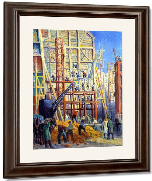 Building Site1 By Maximilien Luce By Maximilien Luce
