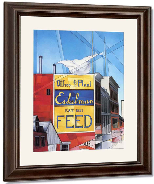 Buildings, Lancaster By Charles Demuth By Charles Demuth