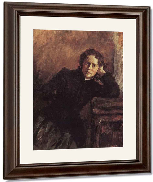 By The Window, Portrait Of Olga Trubnikova By Valentin Serov