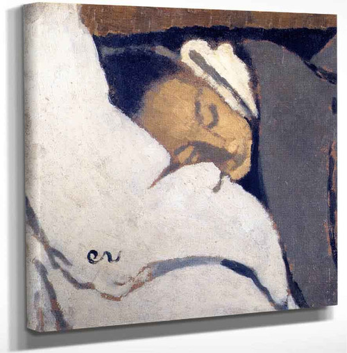 Girl Sleeping By Edouard Vuillard Art Reproduction