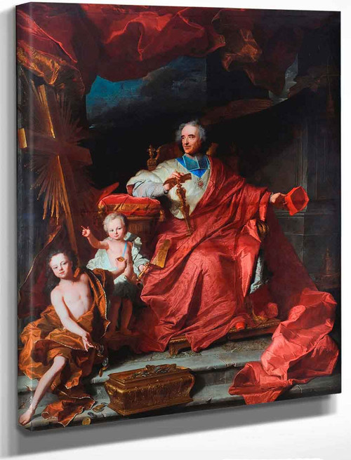 Cardinal De Bouillon Opening The Holy Door In 1700 By Hyacinthe Rigaud