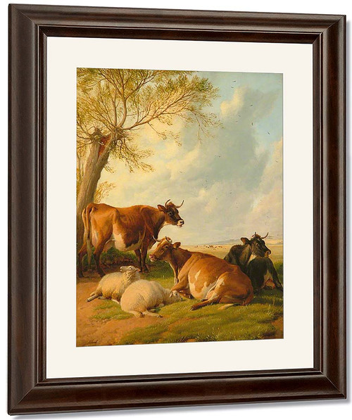 Cattle And Sheep By Thomas Sidney Cooper By Thomas Sidney Cooper