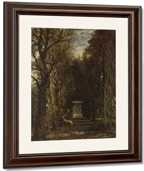 Cenotaph To The Memory Of Sir Joshua Reynolds, Erected In The Grounds Of Coleorton Hall, Leicestershire By John Constable By John Constable