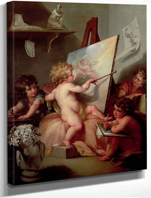 Cherubspainting By Angelica Kauffmann By Angelica Kauffmann