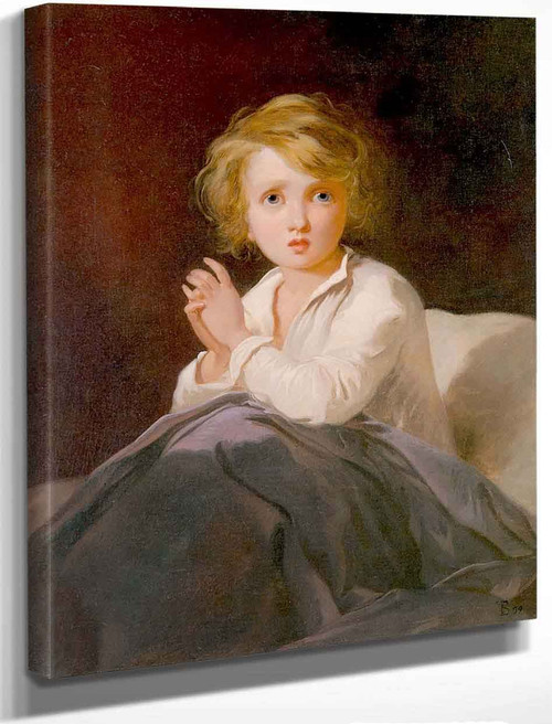 Child In Bed By Thomas Sully