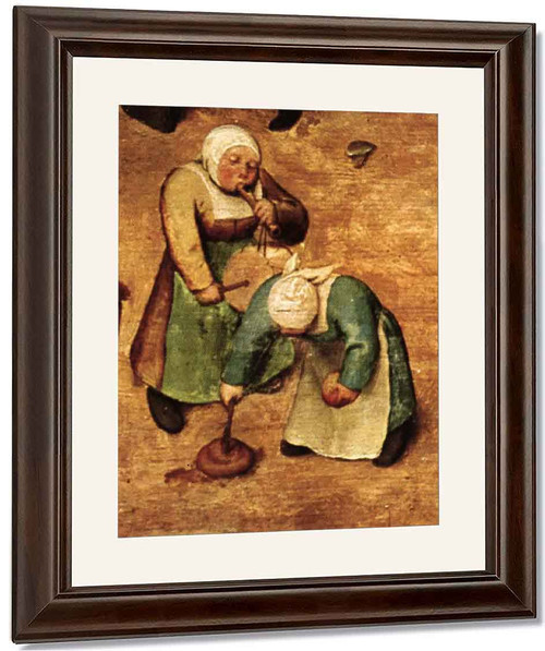 Childrens Games 16 By Pieter Bruegel The Elder By Pieter Bruegel The Elder