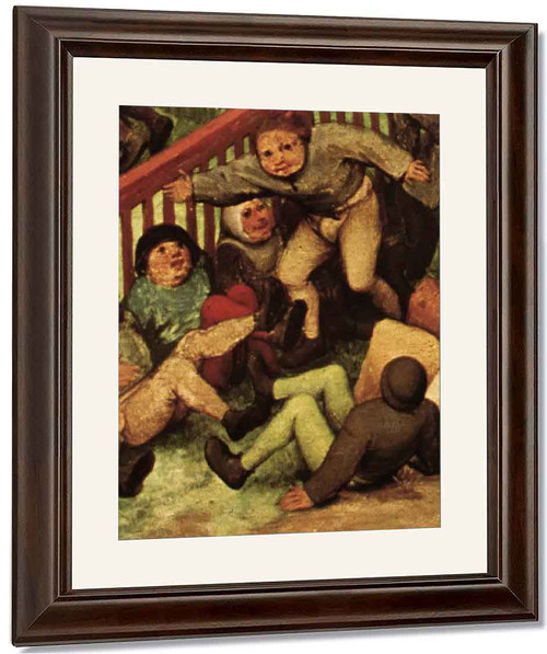 Childrens Games 14 By Pieter Bruegel The Elder By Pieter Bruegel The Elder