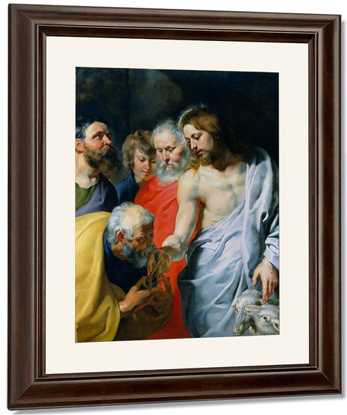 Christ's Charge To Peter By Peter Paul Rubens By Peter Paul Rubens