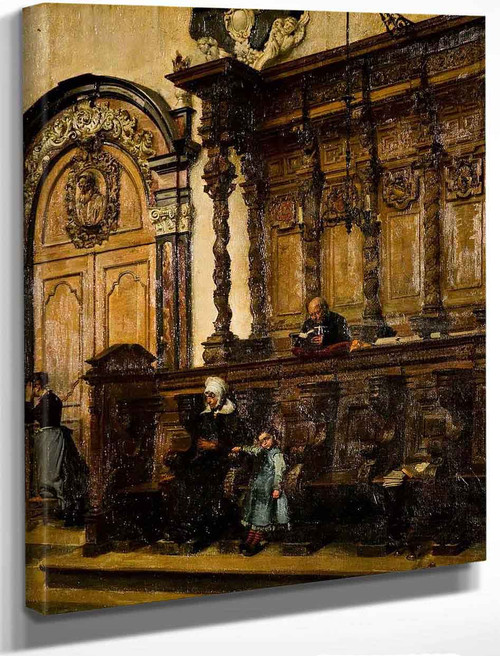 Church Interior By William Logsdail