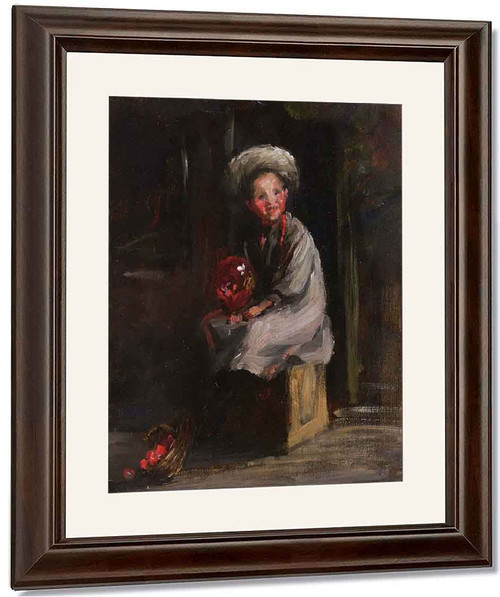 Cori With A Balloon By Robert Henri