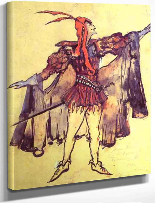 Costume Design For Arrigo Boito's Opera Faust By Constantin Alexeevich Korovin By Constantin Alexeevich Korovin Costume Design For Arrigo Boito's Opera Faust By Constantin Alexeevich Korovin By Constantin Alexeevich Korovin