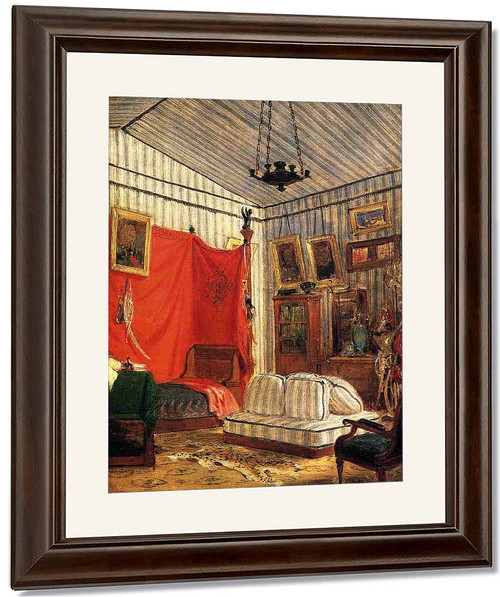 Count De Mornay's Apartment By Eugene Delacroix By Eugene Delacroix