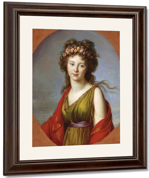 Countess Kaganeck As Flora By Elisabeth Vigee Lebrun