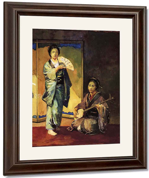 Dancer And Musician By John La Farge By John La Farge