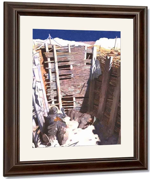 Dead Germans In A Trench By Sir William Orpen By Sir William Orpen Dead Germans In A Trench By Sir William Orpen By Sir William Orpen