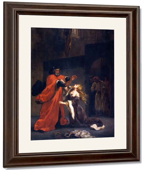 Desdemona Cursed By Her Father By Eugene Delacroix By Eugene Delacroix Desdemona Cursed By Her Father By Eugene Delacroix By Eugene Delacroix