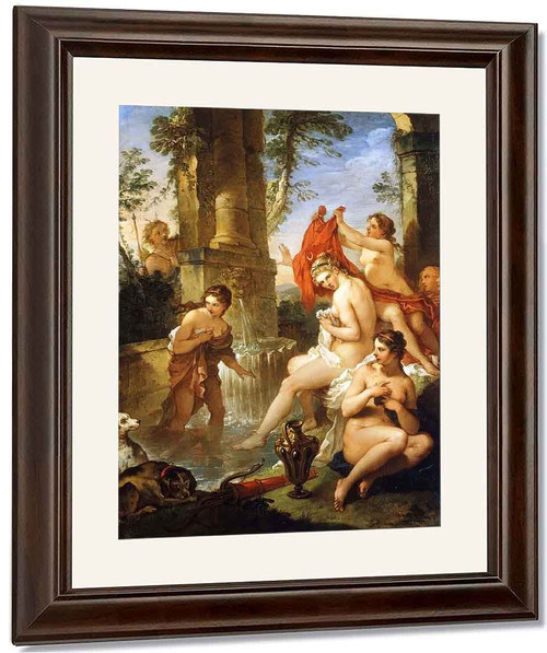 Diana And Actaeon By Charles Joseph Natoire By Charles Joseph Natoire
