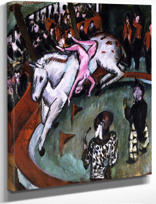 Die Zirkusreiterin By Ernst Ludwig Kirchner By Ernst Ludwig Kirchner