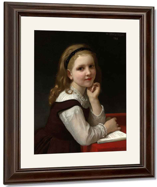 Distraction By William Bouguereau By William Bouguereau