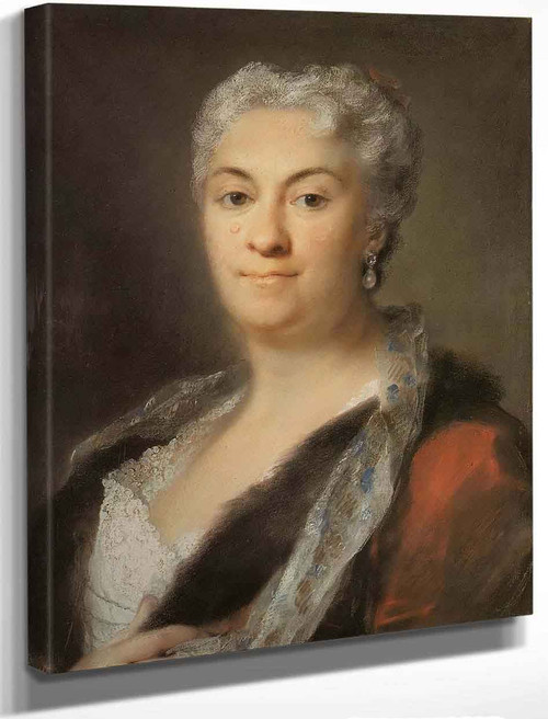 Elderly Lady By Rosalba Carriera By Rosalba Carriera