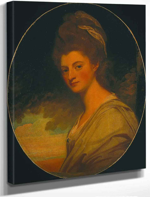 Elizabeth, Countess Of Craven, Later Margravine Of Anspach By George Romney By George Romney