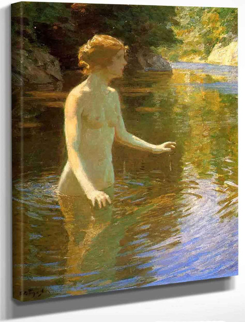 Enchanted Pool By Edward Potthast By Edward Potthast