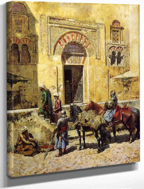 Entering The Mosque By Edwin Lord Weeks