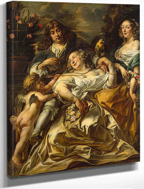 Family Portrait By Jacob Jordaens