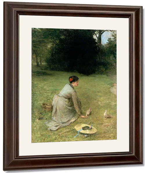 Feeding Pigeons By Sir William Quiller Orchardson