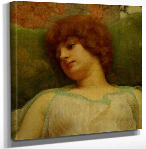 Idle Moments By John William Godward Art Reproduction