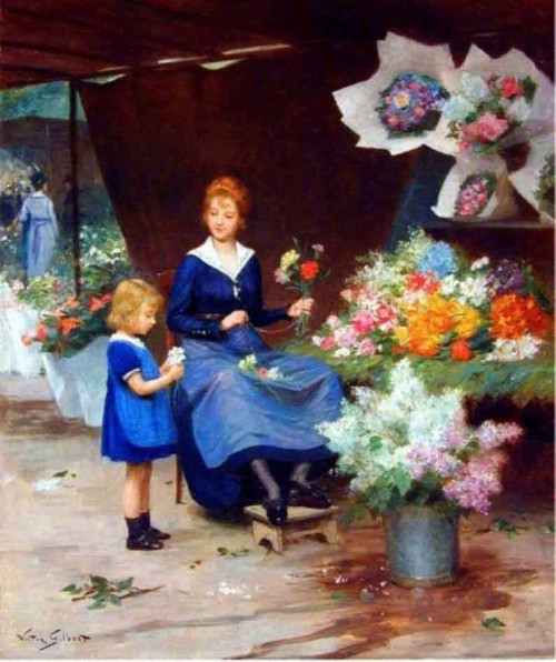 Flower Seller2 By Victor Gabriel Gilbert By Victor Gabriel Gilbert Flower Seller2 By Victor Gabriel Gilbert By Victor Gabriel Gilbert