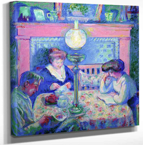 Interior After Dinner By Theodore Earl Butler Art Reproduction