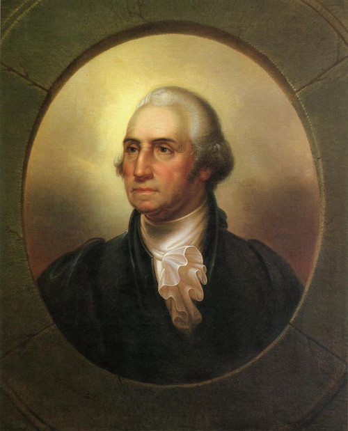 George Washington As Patriae Pater By Rembrandt Peale